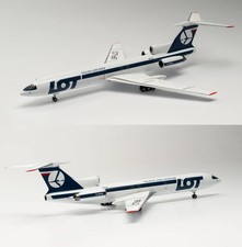 1:200 Herpa Wings LOT POLISH AIRLINES Tupolev TU-154M SP-LCI RARE Sold Out picture