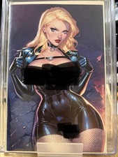 Key Comics Black Canary Black Bodysuit Fishnets Virgin Variant Exclusive picture
