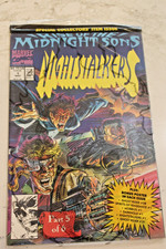 1992 NIGHTSTALKERS #1 Rise of the Midnight Sons Polybagged Part 5 of 6 New picture