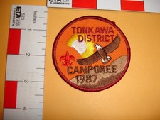 Vintage Patch Tonkawa District Camporee 1987 picture