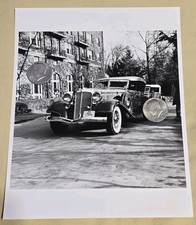 Vintage 1933 Chrysler Imperial Phaeton 8x10 B&W Press Photograph Paul Stern LQQK picture