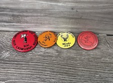 Vintage Sportsmen Assn Pinback Button Lot Jefferson York County 1978 1983 1989 picture