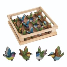 Mini Resin Hummingbird Figurines Set of 4 Only picture