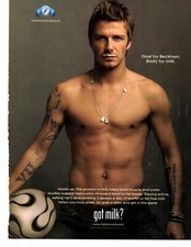 DAVID BECKHAM clippings- approx 120 separate, original pages.  Soccer star picture