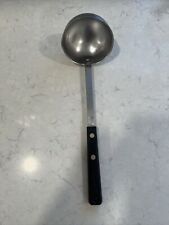 Ekco FORGE Stainless Steel Ladle Black Riveted Handle - VTG - USA picture