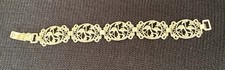 Florida Flamingos Gold plate Bracelet German filigree palm tree 5 Available New picture
