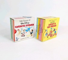 Vintage Little Treasury of Walt Disney – 2 Box Sets – 1 Missing Book 1986 picture