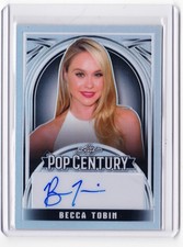 Becca Tobin 2024 Leaf Metal Pop Century Autograph Card # 25/25  Auto Glee picture