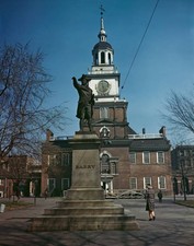 Independence Hall Philadelphia Pennsylvania USA 1960 It was here t- Old Photo picture