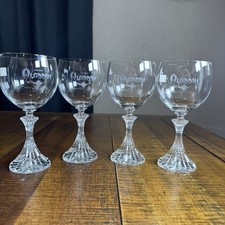 Vtg NOS Aladdin Hotel & Casino Las Vegas Mikasa Cut Crystal Etched Wine Glasses picture