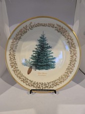 Vintage 1978 Lenox Blue Spruce Christmas Tree Commemorative Issue Plate Wall picture