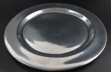 Vintage Pewter Wilton RWP Large Plate 14.5 Inch Dinner Serving Ware picture
