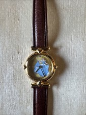 Vintage 90s Y2K Disney Seiko Princess Cinderella Date Slipper Watch New Battery picture