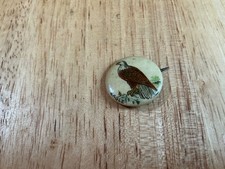 Antique 1896 Pepsin Gum Eagle Celluloid Pinback Button Advertising Premium Rare picture