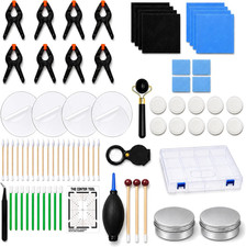 76 Pcs Card Cleaning & Light Repair Kit, Trading Card Care Polishing Tools with picture