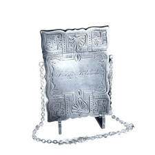 c1850's Gorham Sterling Silver Calling Card Case picture