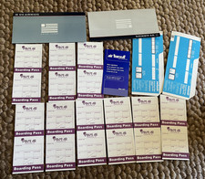 Lot 14 vintage Miami Air U.S. Airways Swiss Air ticket envelopes Airlines picture