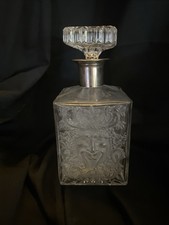 Godinger Crystal Decanter Antique Crystal And Silver Decanter Bacchus the God picture