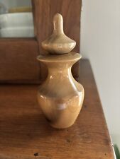 Vintage Mcm Wooden Wooden Perfume Oil Bottle With Frankincense & Myrrh Oil picture
