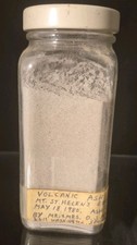 Mt. St. Helens Real Ashes May 18, 1980 Eruption In SmallJar. Old Stock  picture