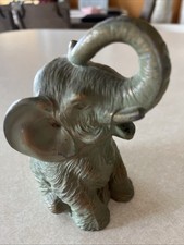 1930 Metal Green Elephant Bank picture