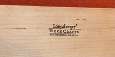 Longaberger Wood Crafts Replacement Large Nesting Table Top Shelf 24 x 10