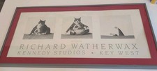 1988 RICHARD WATHERWAX FAT CAT CAPSIZING PRINT IN FRAME picture