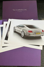 BENTLEY CONTINENTAL GT W12 PROMOTIONAL SALES BROCHURE PORTFOLIO 2012 USA EDITION picture