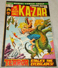 Astonishing Tales #12  6.0 F (Marvel - 06/72) Ka-Zar 2nd Man-Thing picture