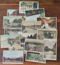 KASHMIR India Vintage original Postcard c1950 : 15 pcs LOT picture
