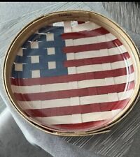 Dresden & Company WOVEN FLAG BASKET PROT ONLY- Limited -D&Co Longaberger Weavers picture