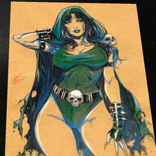 Doctor Doom Marvel Art Print Signed 8.5x11 | Art by Keyeske picture