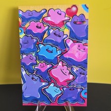 Ditto Chase Card-Pokémon Rocket Team Card Database Cracked Ice Holo ALT ART picture