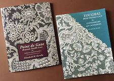 SPECIAL PRICE pair of Point de Gaze and Youghal NEEDLE LACE BOOKS by E. Kurella  picture