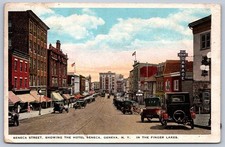 K38/ Geneva New York Postcard c1915 Seneca Street Stores 425 picture