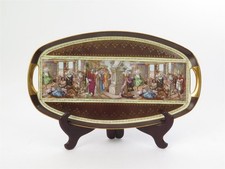 Bohemia Porcelain Czechoslovakia Neo-Classical Celebration Platter 19