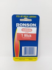 RONSON 1 Windproof Lighter Replacement Wick 4 Inch Fits all Wick Lighters picture