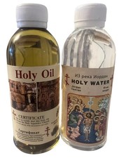 1+1 2 Bottles 300ml Holy Oil certified and 300ml Holy Water from Jordan River picture