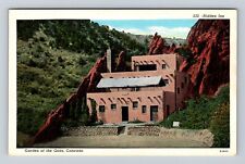 CO-Colorado, Hidden Inn, Garden Of The Gods, Antique, Vintage Souvenir Postcard picture