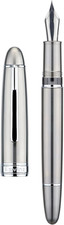 J16 Solid Titanium Fountain Pen Jowo Fine Nib Piston Filling, Ink Window Design picture
