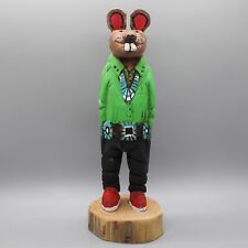 NAVAJO FOLK ART-HANDMADE NAVAJO MOUSE by PERNELL YAZZIE-NATIVE AMERICAN picture