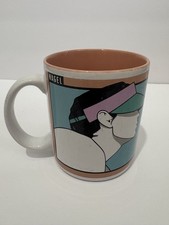 Vintage Patrick Nagel 1980s Coffee Mug Figi Graphics 1993 picture