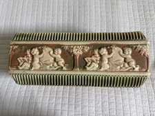 Antique Authentic Roseville Pottery Donatello Pattern Window Box Planter picture