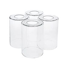 4 Pack Clear Glass Shade Clear Light Fixture Replacement 3.5