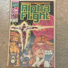 Marvel Comics Alpha Flight #4 October 1991 4 of 4 Limited Series Comic Book picture