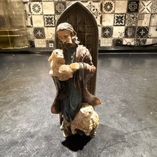 Vintage Resin Figurine The Good Shepard Joseph’s Studio 6” picture