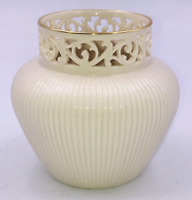 Vintage Lenox Pierced Tracery Bell Vase USA 4.5