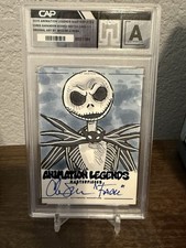 Animation Legend Masterpiece Signed Sketch NBC Chris Sarandon Jack Skellington picture