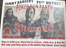 Sonny Barger Hells Angels  Signed This Poster From His 71st Birthday. Number 69 picture