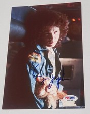 Alien Sigourney Weaver Signed Ellen Ripley /w Jonesy Photo PSA DNA picture